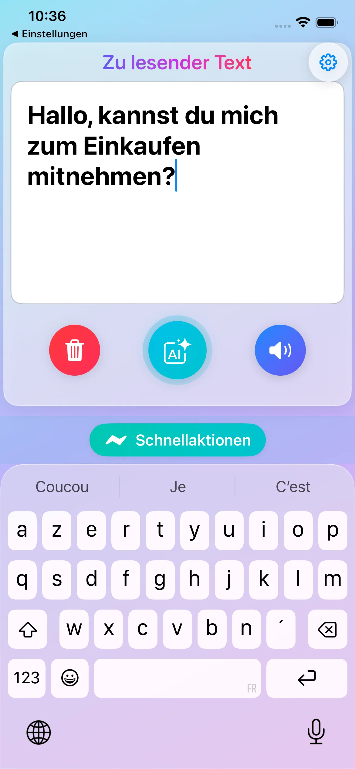 Lorraine Assistant App